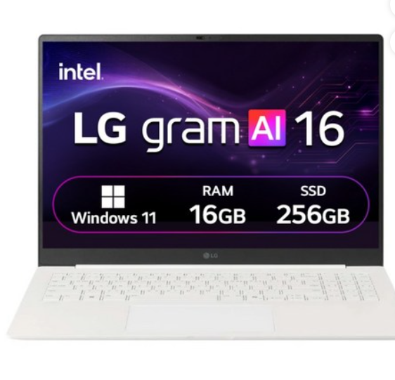 LG전자 2025 그램 AI 16 16Z90T-GA50K 코어 Ultra 5 16GB 256GB 노트북
