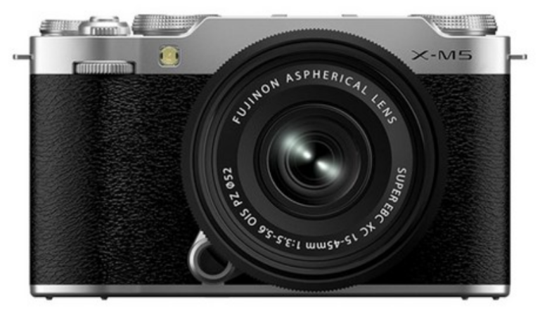 후지필름 X-M5 미러리스 카메라 XC 15-45mm 렌즈 KIT 실버