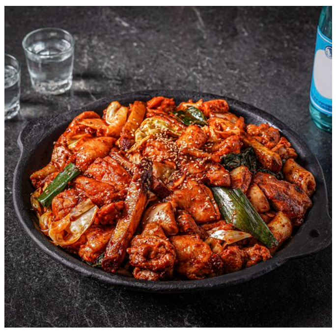 통나무집 닭갈비 밀키트 1.64kg｜2인분 냉장 닭갈비