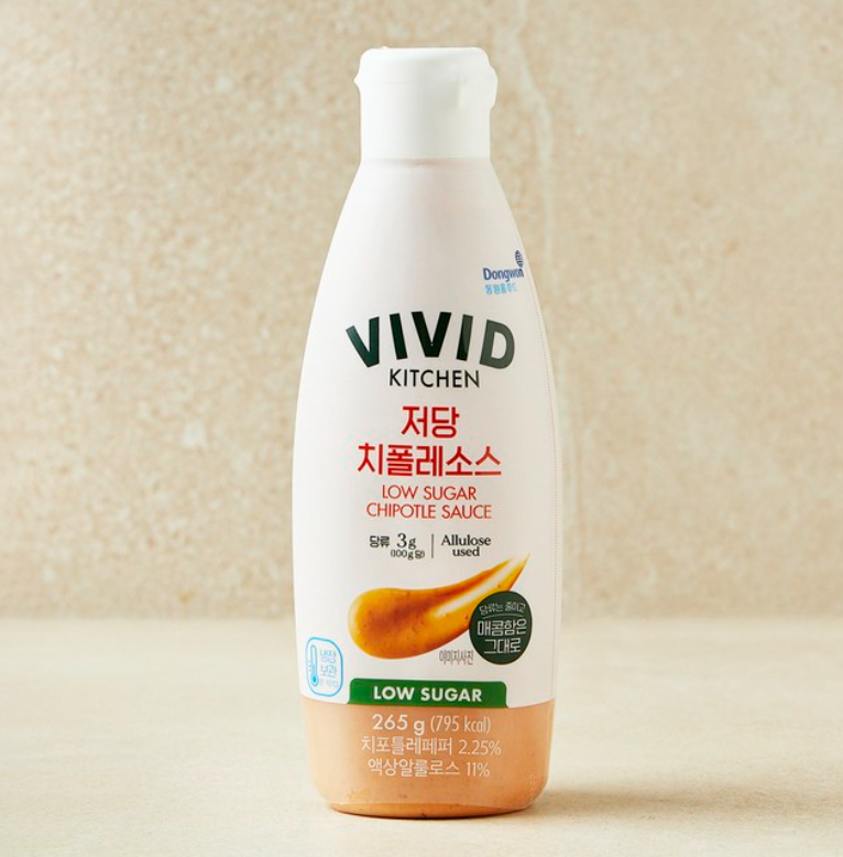 비비드키친 저당 치폴레소스 265g 매콤고소 알룰로스 디핑소스, 맛, 추천