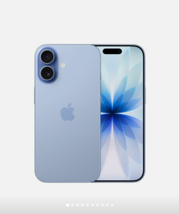 Apple 아이폰 17 자급제 256GB 미스트 블루 A19 칩 120Hz ProMotion 48MP 카메라 스마트폰